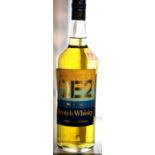 QE2 1L blended Scotch Whisky. P&P Group 2 (£18+VAT for the first lot and £3+VAT for subsequent lots)
