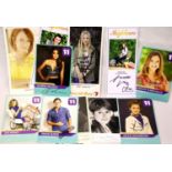 Neighbours and Home & Away actors and actresses signed publicity shot photographs, eleven in