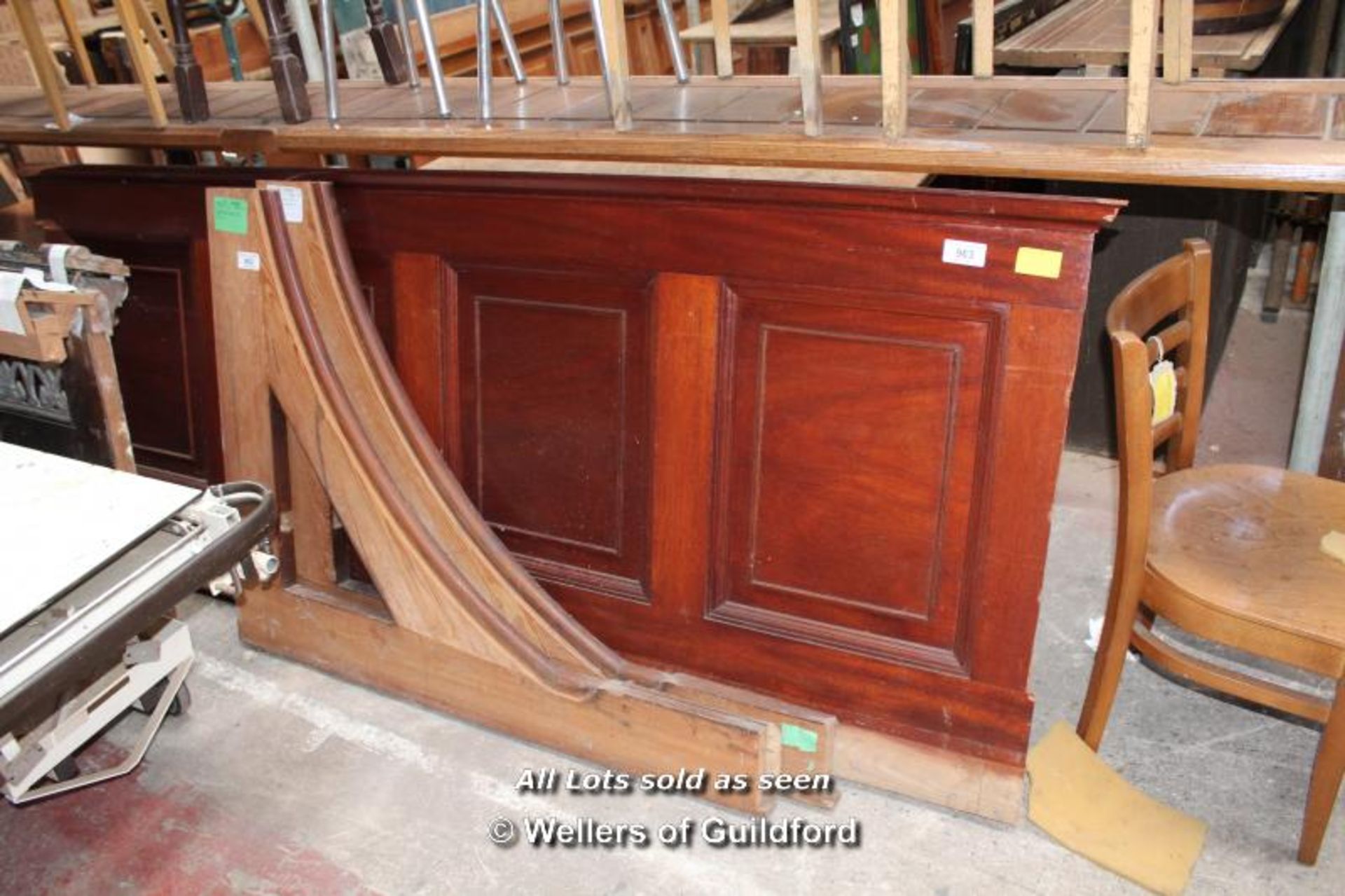 *MAHOGANY DADO PANELLING