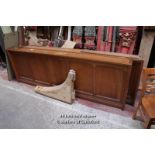 *PAIR OF OAK PEW FRONTS