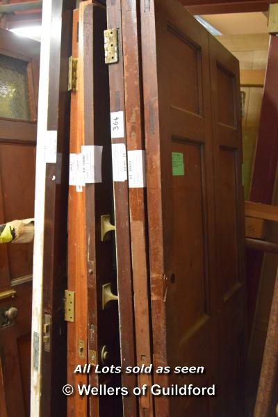 *EIGHT MIXED INTERNAL AND PART GLAZED DOORS