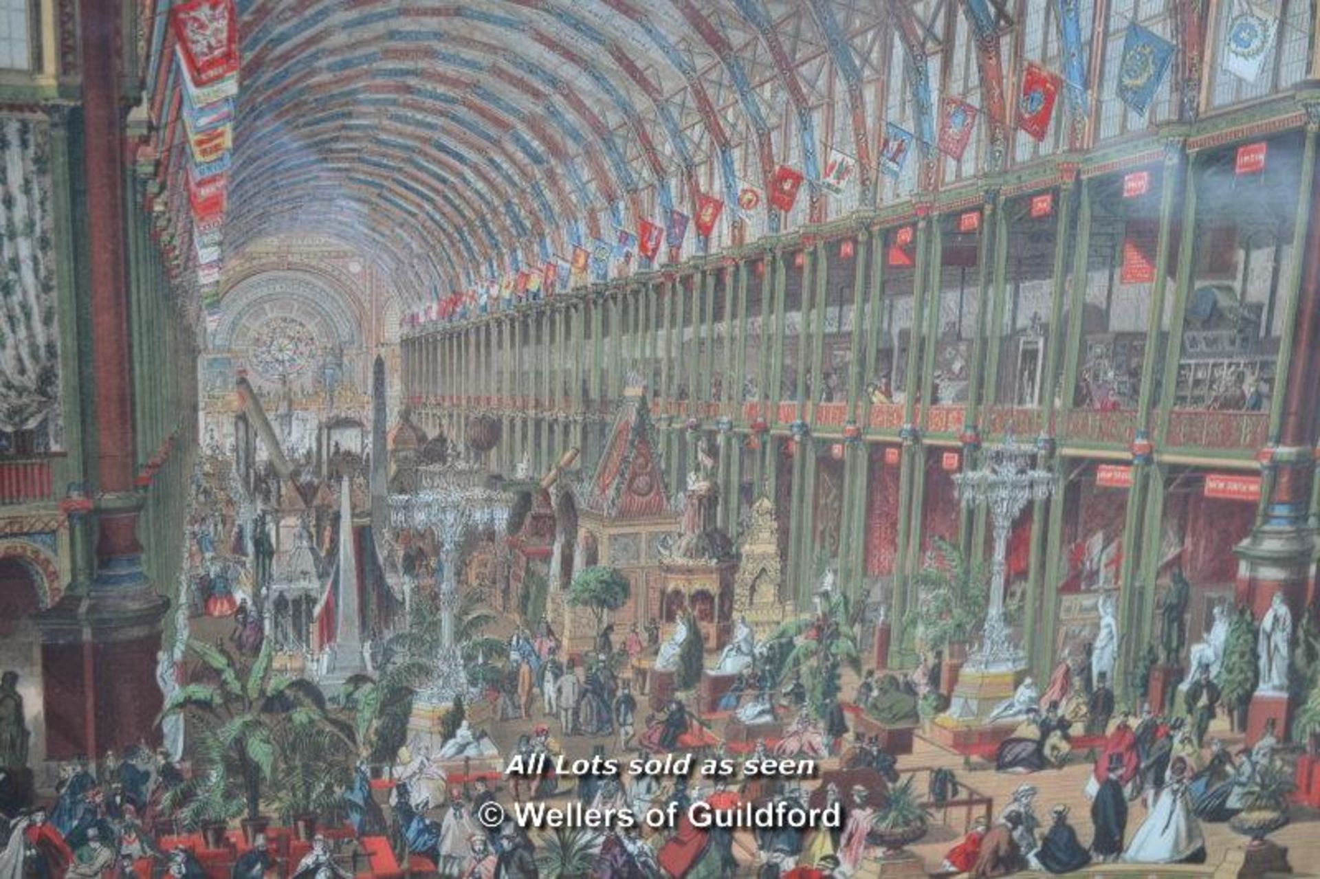 *VICTORIAN FRAMED PRINT OF THE INTERNATIONAL EXHIBITION - Image 6 of 6