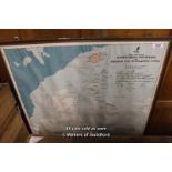 *LARGE FRAMED MAP OF THE HYDROCARBON EXPLORATION AND NATIONAL GAS TRANSMISSION SYSTEM OF NORTH