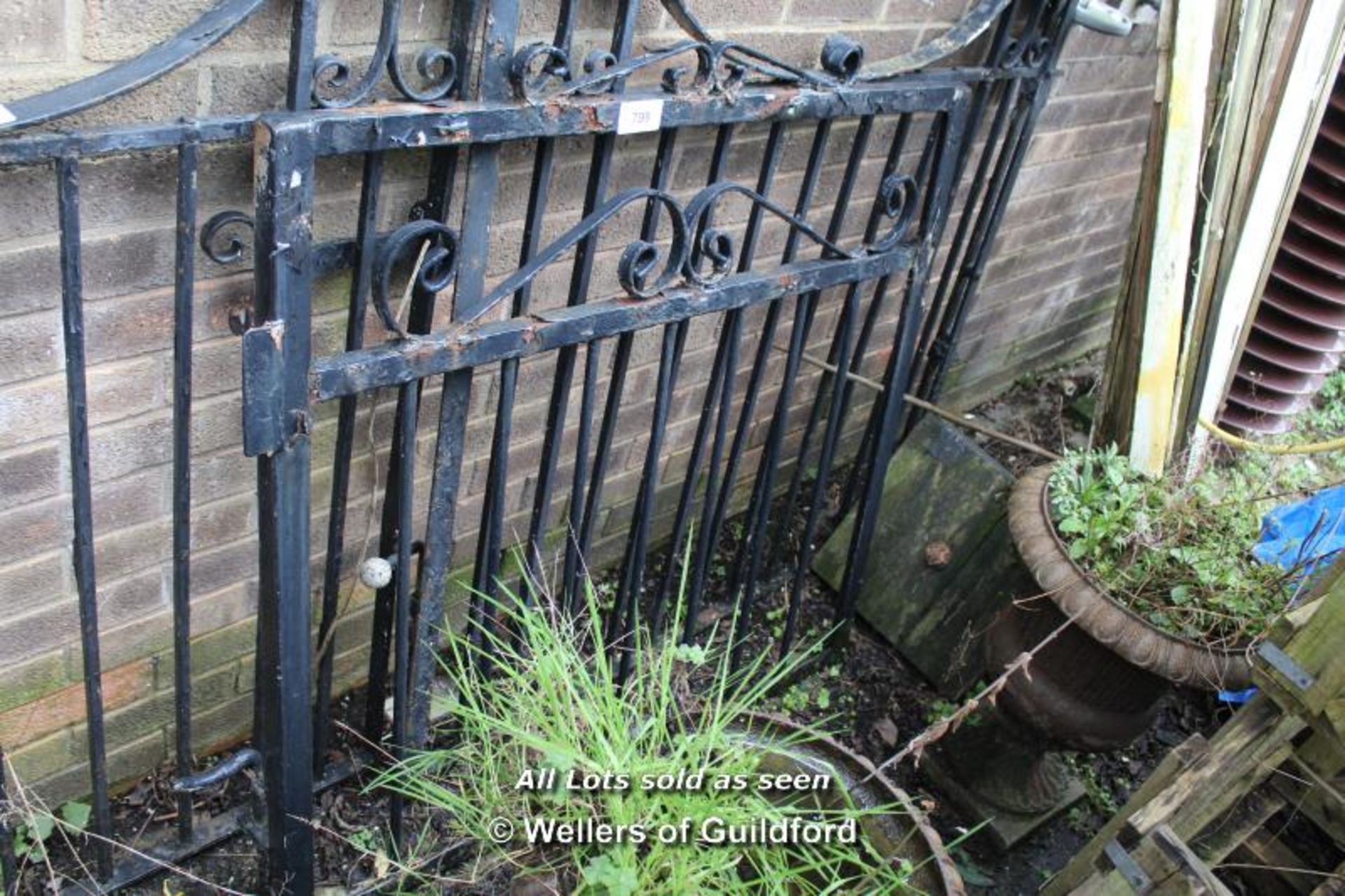 *CAST IRON PEDESTRIAN GATE