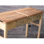 *SCHOOL DESK. HEIGHT 795MM (31.25IN) X WIDTH 1110MM (43.5IN) X DEPTH 445MM (17.5IN) [0]