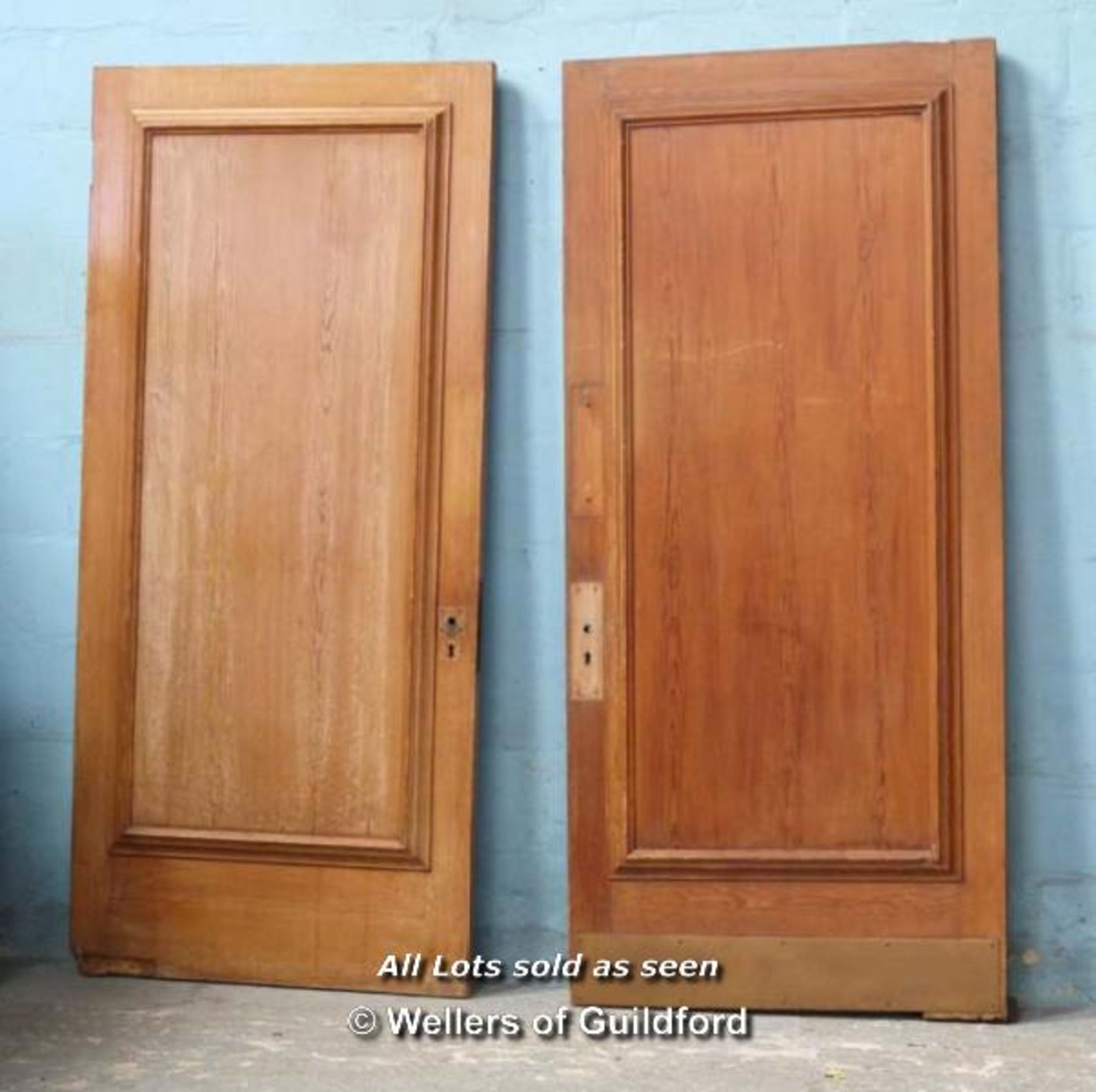 *PINE OF FOUR PINE DOORS. HEIGHT 2050MM (80.5IN) X WIDTH 935MM (36.75IN) - Image 2 of 2