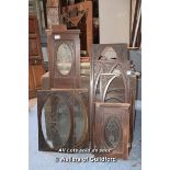 *DECORATIVE CARVED MAHOGANY SCREENS