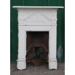 *ORIGINAL VICTORIAN CAST IRON COMBINATION (INCOMPLETE). HEIGHT 1285MM (50.5IN) X WIDTH 1260MM (49.