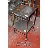 *INDUSTRIAL STAINLESS STEEL MEDICAL TROLLEY