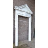 *PAINTED ENTRYWAY, MID 20TH CENTURY.3170MM ( 125" ) HIGH X 2135MM ( 84" ) WIDE- [0]