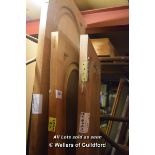 *THREE MIXED MODERN INTERNAL OAK DOORS