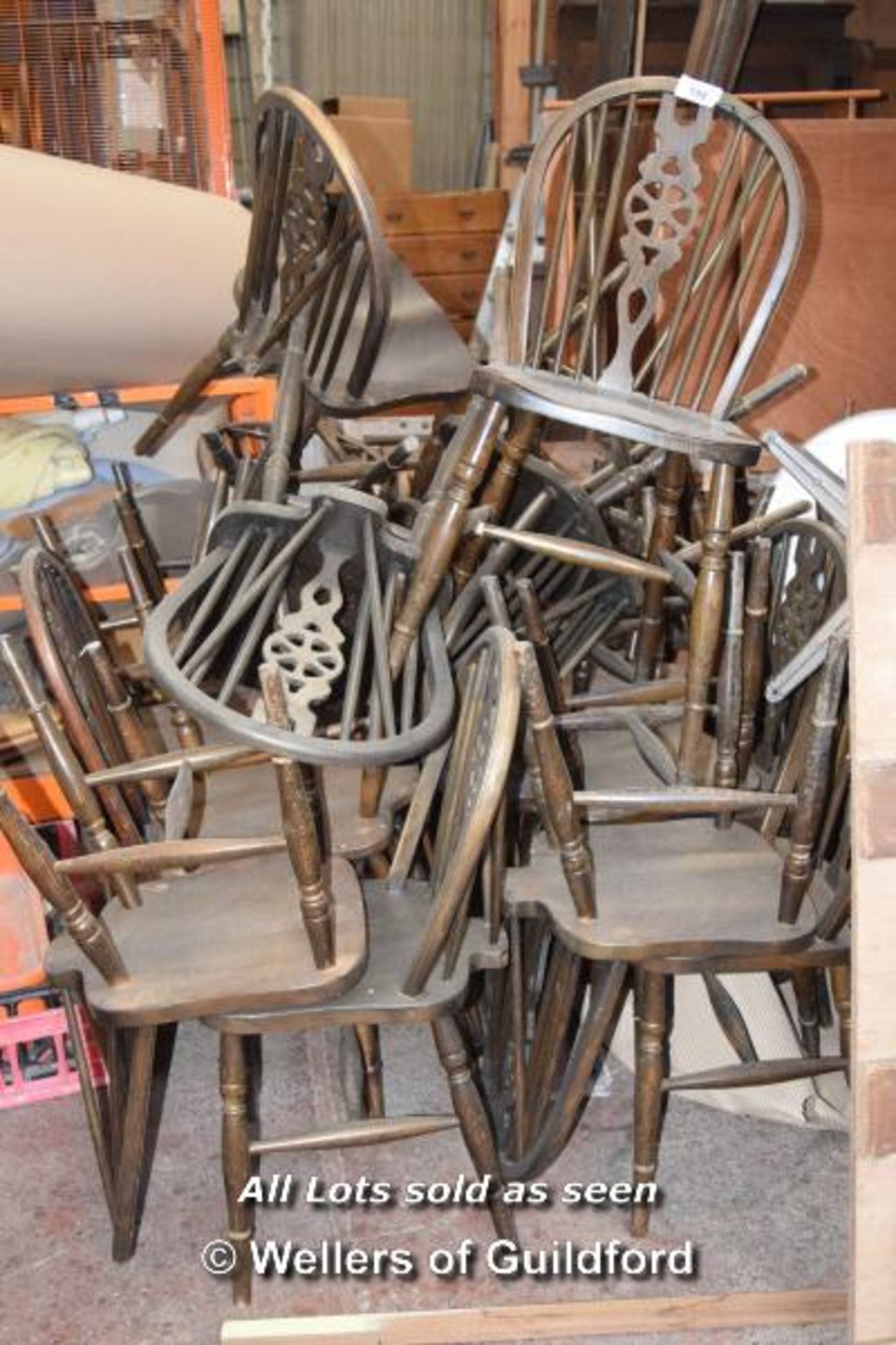 *QUANTITY OF SLAT BACK CHAIRS