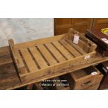 *PAIR OF WOODEN APPLE CRATES