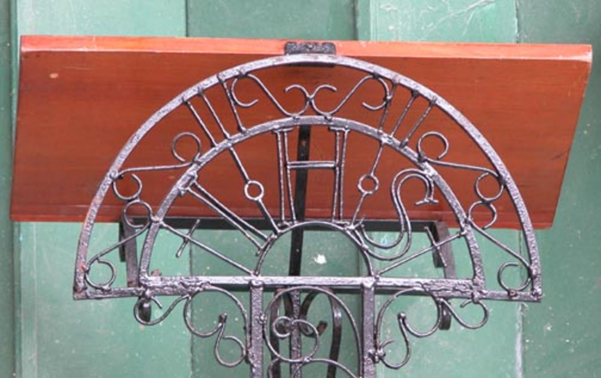 *MATCHED PAIR WROUGHT IRON LECTERNS, LATE 1900'S. HEIGHT 1400MM (55IN) X AVG WIDTH 710MM & 610MM X - Image 5 of 5