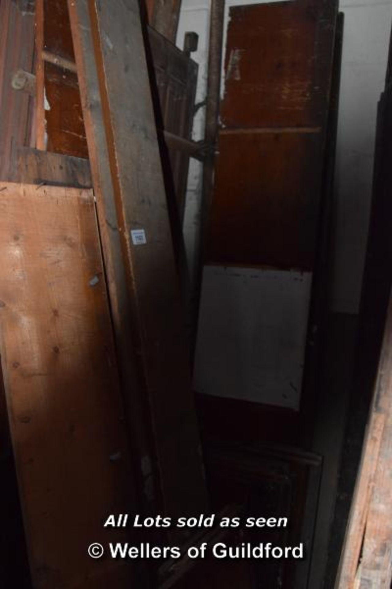 *DISMANTLED PINE HABERDASHERY SHOP FITTING SHELING UNIT