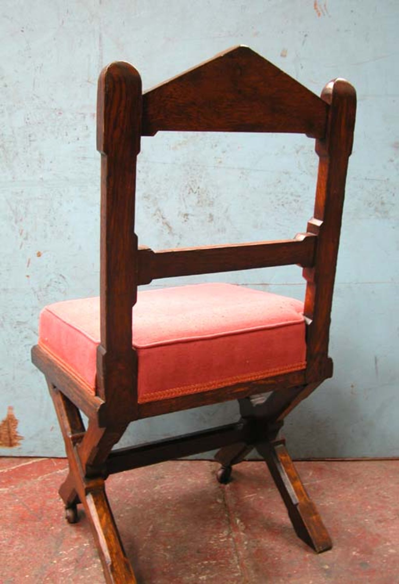 *SET OF FOUR OAK CHAIRS WITH GOTHIC DETAILS, CIRCA 1880. 920MM (36IN) HIGH X 475MM (18.75IN) WIDE - Image 6 of 6