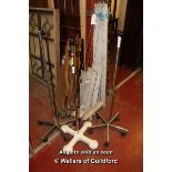 *LARGE QUANTITY OF STAINLESS STEEL STANDS