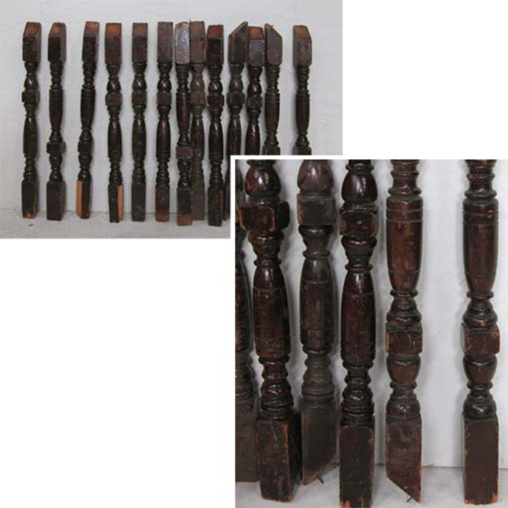 *COLLECTION OF STAIRCASE SPINDLES INC. PITCH PINE - Image 4 of 4