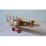 SOPWITH CAMEL, FLYING MODEL. 2135MM ( 84" ) WIDE X 1400MM ( 55" ) DEEP X 660MM ( 26" ) HIGH. [0]