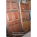 *PAIR OF OAK DOORS