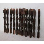 *COLLECTION OF STAIRCASE SPINDLES INC. PITCH PINE