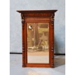 *FLEMISH OAK CARVED MIRROR