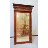 *CARVED OAK MIRROR