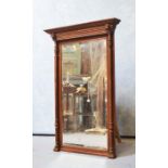 *LARGE OAK MIRROR