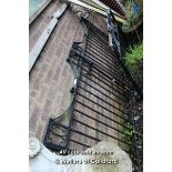 *PAIR OF CAST IRON DRIVEWAY GATES