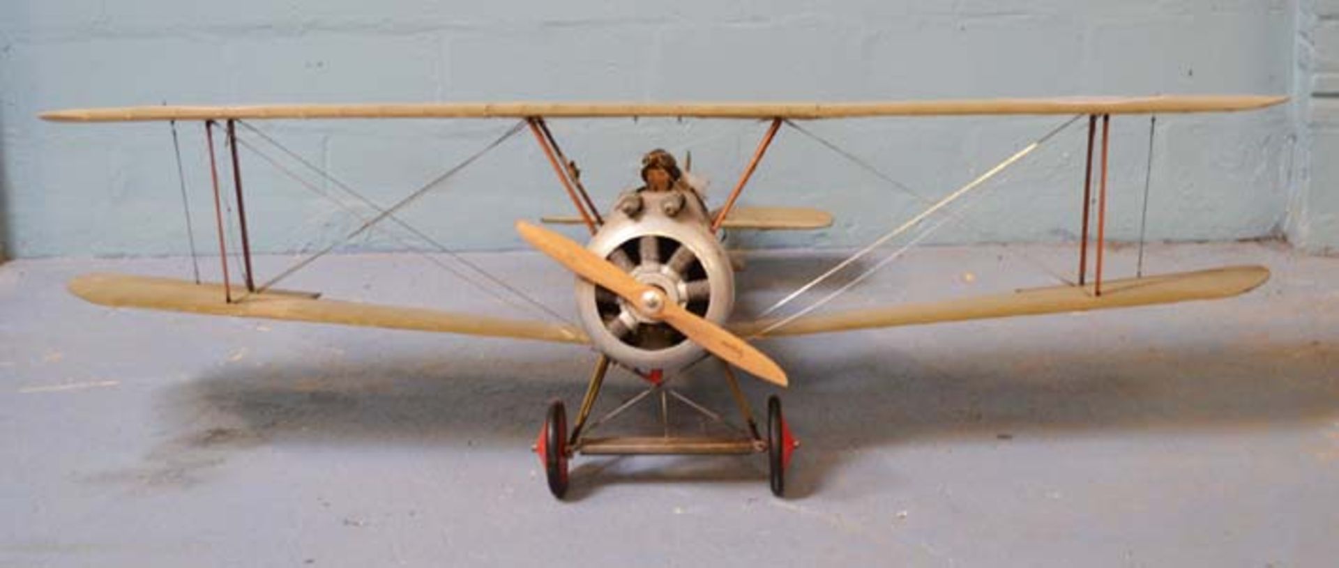 SOPWITH CAMEL, FLYING MODEL. 2135MM ( 84" ) WIDE X 1400MM ( 55" ) DEEP X 660MM ( 26" ) HIGH. [0] - Image 2 of 13