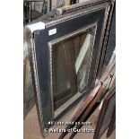 *MATCHED PAIR RECENTLY MADE MIRRORS. HEIGHT 905MM (35.5IN) X WIDTH 1195MM (47IN) X DEPTH 55MM (2.