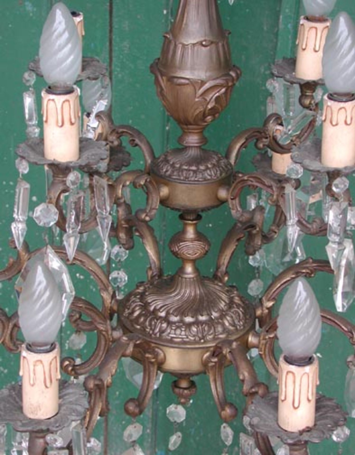 *ITALIAN CHANDELIER, CIRCA 1950, RECENTLY WIRED. HEIGHT 970MM (38.25IN) X DIAMETER 670MM (26. - Image 3 of 5