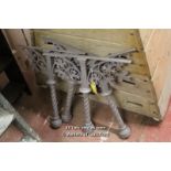 *- SET OF FOUR DECORATIVE RAIL SUPPORTS [0]