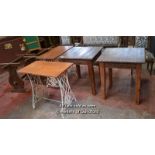 *COLLECTION OF FOUR CAFÉ TABLES