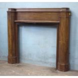 *LARGE FIRE SURROUND, CIRCA 1930S. 1665MM ( 65.5" ) WIDE X 1425MM ( 56" ) HIGH X 200MM ( 8" )