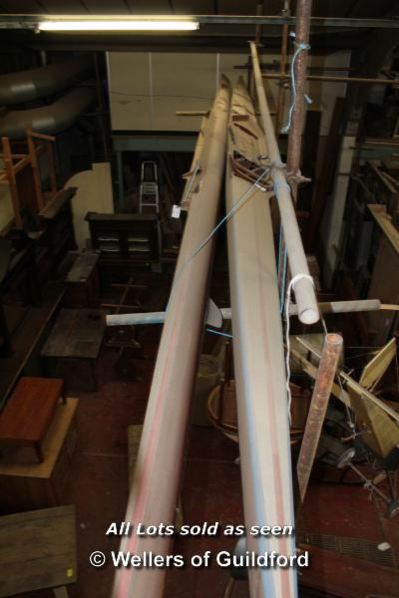 *PAIR OF WOODEN SCULLING BOATS - Image 14 of 15