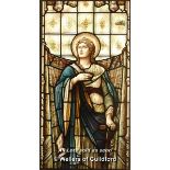 *SINGLE LIGHT WINDOW DEPICTING HOPE 2700MM HEIGHT X 750MM WIDTH