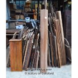 *COLLECTION OF FLAT WOOD SECTIONS