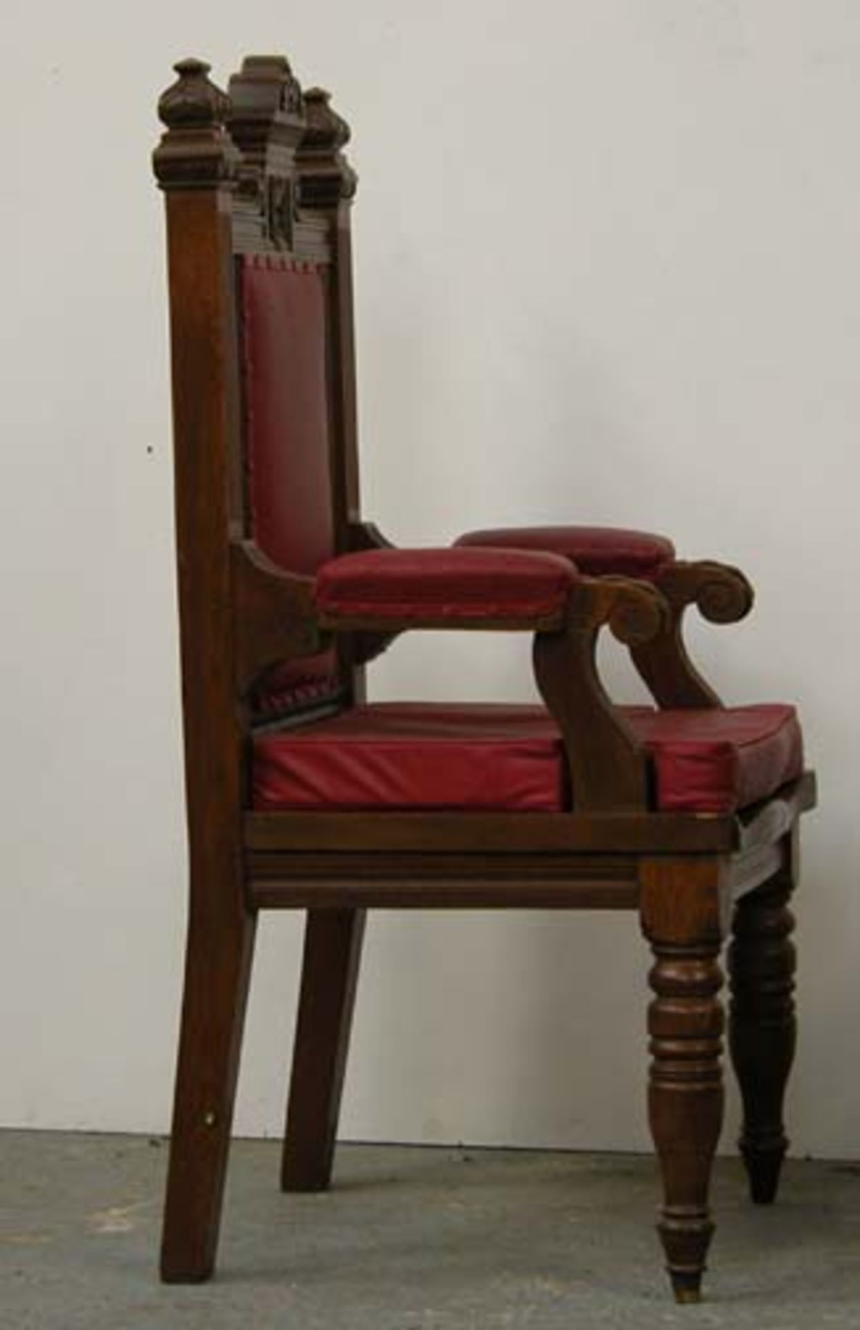 *PAIR OF CARVED OAK CHAIRS, CIRCA 1890. HEIGHT 1315MM (51.8IN) X WIDTH 598MM (23.5IN) X DEPTH - Image 2 of 9