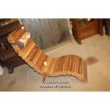 *RECLAIMED TONGUE AND GROOVE LOUNGER