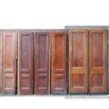 *TWO RECLAIMED OAK DOOR LININGS FACE SIDE 2140MM (84") HIGH X 430MM (17") WIDE [0]