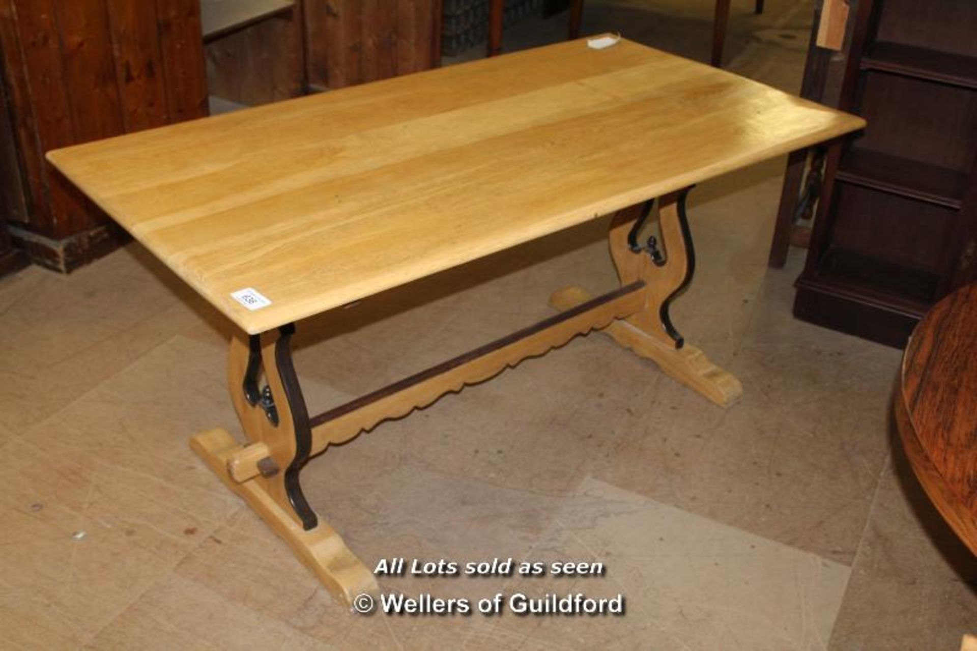 *LARGE PINE TABLE - Image 2 of 2