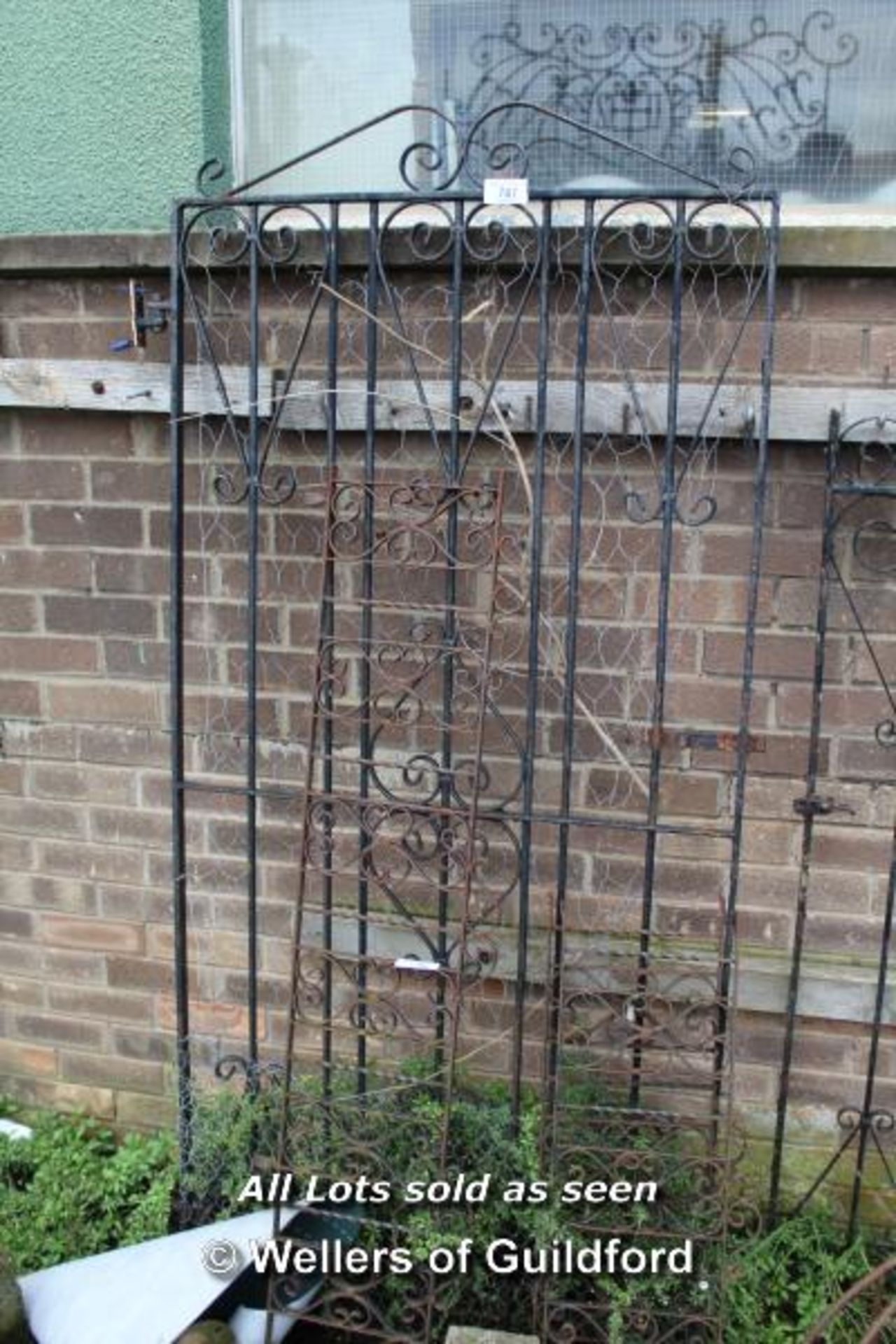 *IRON DECORATIVE GARDEN GATE