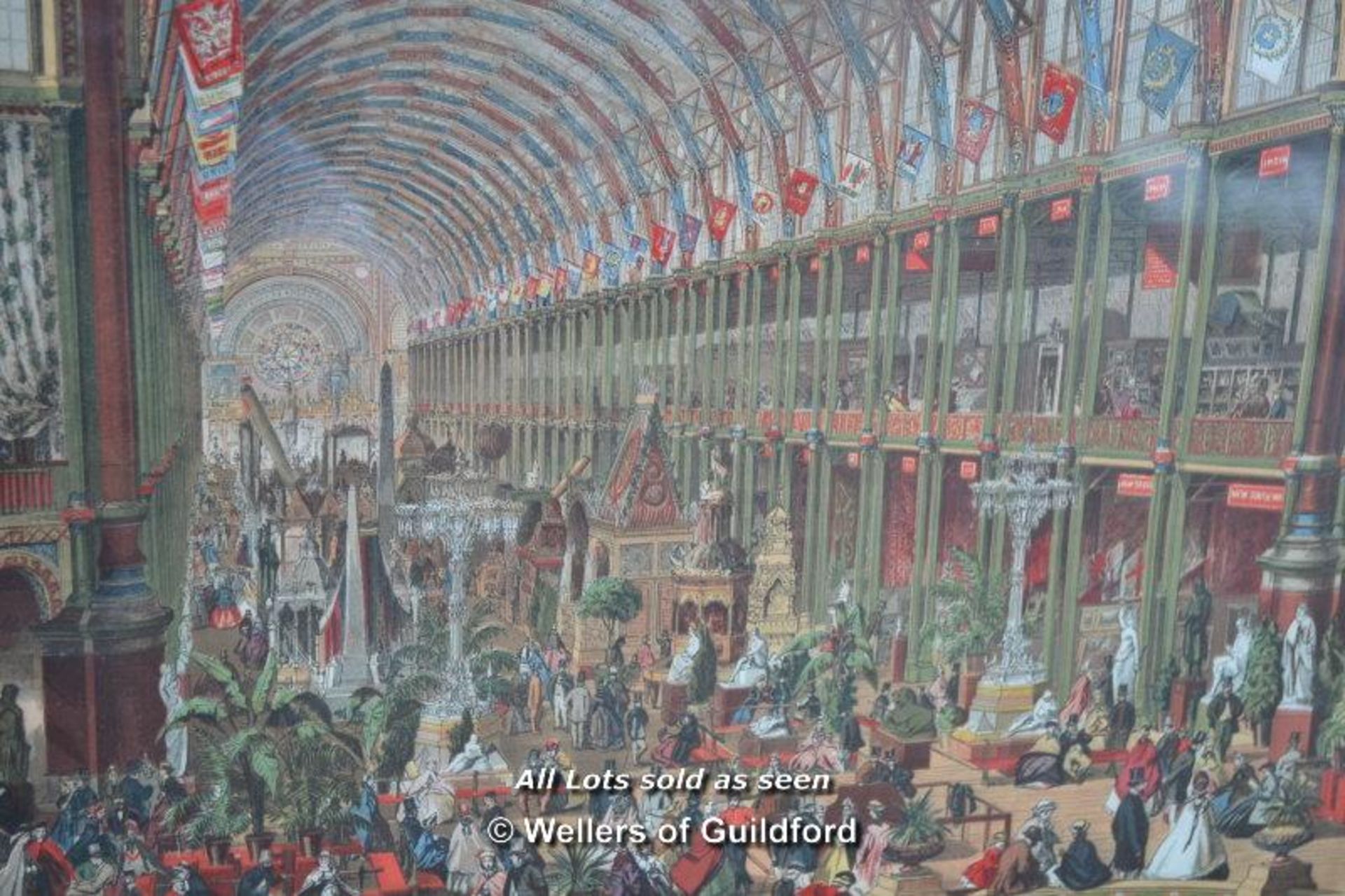 *VICTORIAN FRAMED PRINT OF THE INTERNATIONAL EXHIBITION - Image 3 of 6