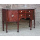 *GRANITE TOPPED SIDEBOARD/SERVER. LATE 1900'S. HEIGHT 920MM (36.25IN) X WIDTH 1525MM (60IN) X