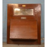 *MAHOGANY ORGANIST'S MUSIC SLOPE, CIRCA 1890. HEIGHT 980MM (38.5IN) X WIDTH 810MM (32IN) X DEPTH