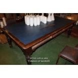 *MAHOGANY LIBRARY TABLE WITHOUT DRAWERS