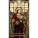 *SINGLE LIGHT WINDOW DEPICTING FAITH 2700MM HEIGHT X 750MM WIDTH