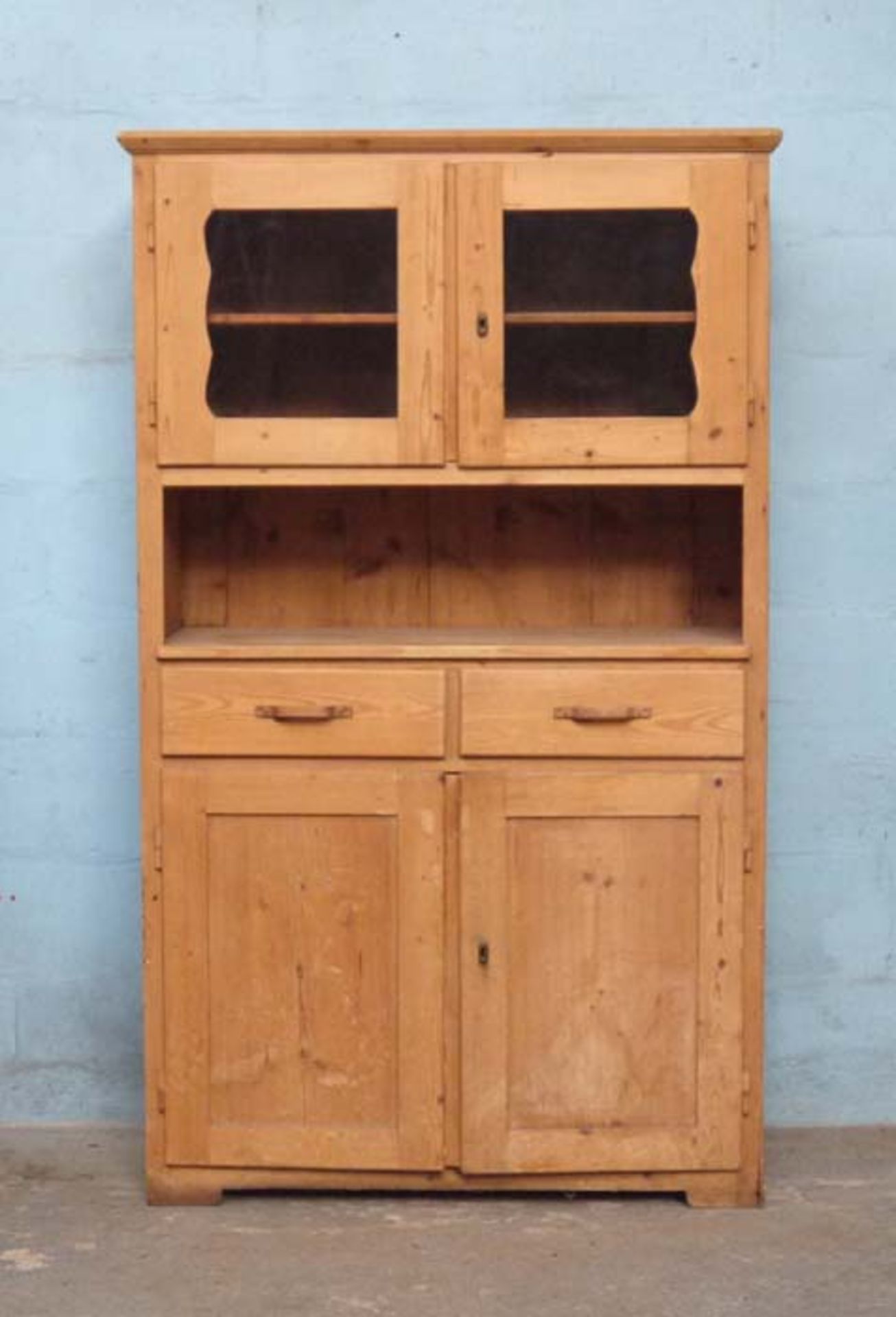 *PINE EUROPEAN DRESSER. 1810MM ( 71.25" ) HIGH X 1050MM ( 41.5" ) WIDE X 495MM ( 19.5" ) DEEP [0] - Image 3 of 3