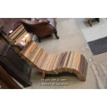 *RECLAIMED TONGUE AND GROOVE LOUNGER